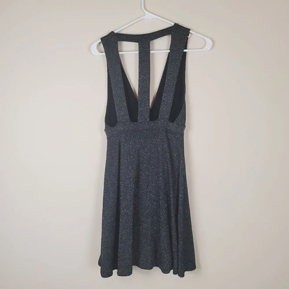 Free People Black Sparkly Dance of the Night Dress XS - Picture 6 of 9